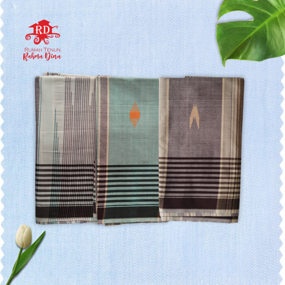 Sarung Tenun Motif Pucuk Rebung