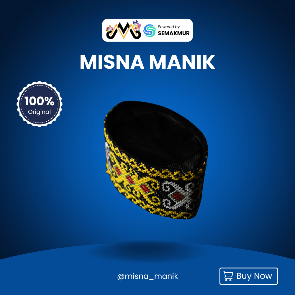 Peci Manik Etnik Premium | Peci Manik Handmade | Misna Manik